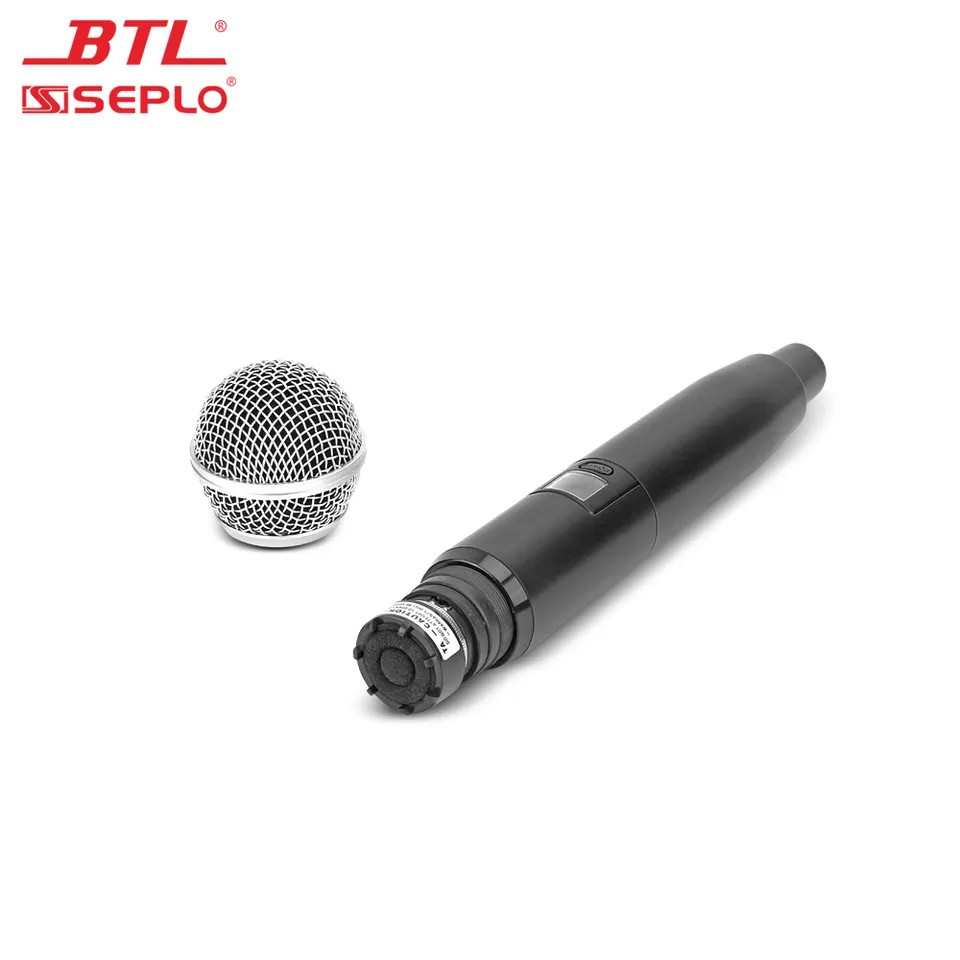 Musical universal wireless microphone with receiver