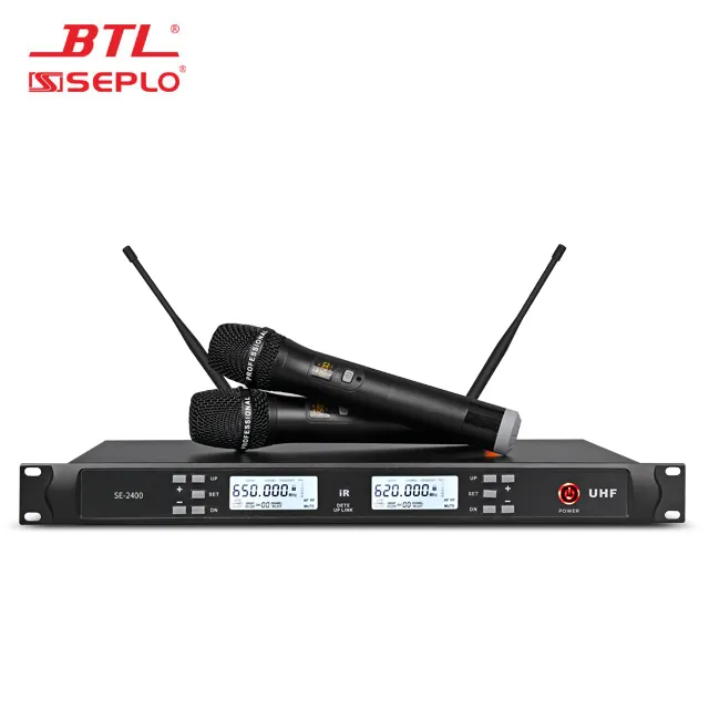 UHF handheld wireless microphone system