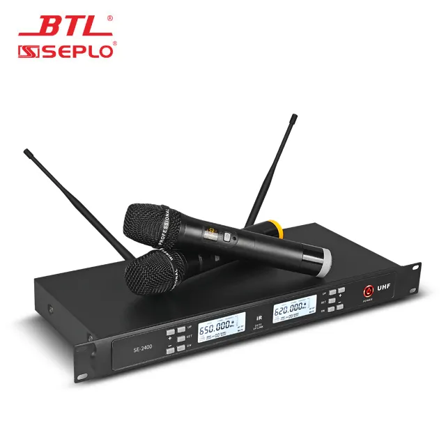 UHF handheld wireless microphone system