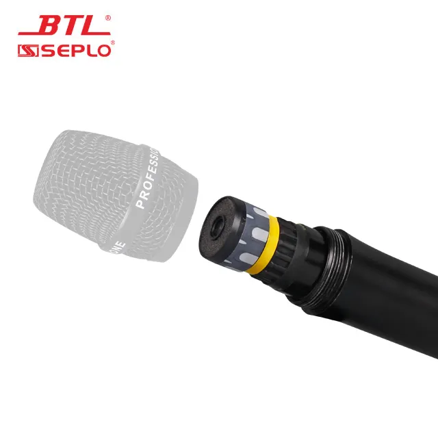 UHF handheld wireless microphone system